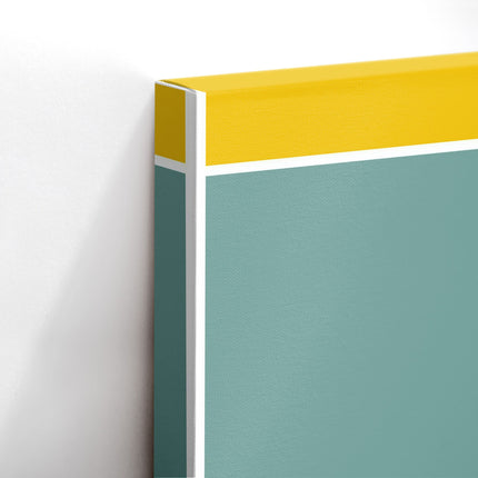 Bauhaus Colour Block Canvas Art