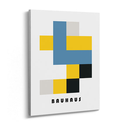 Bauhaus Geometric Blocks Canvas