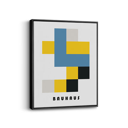 Bauhaus Geometric Blocks Canvas