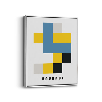 Bauhaus Geometric Blocks Canvas