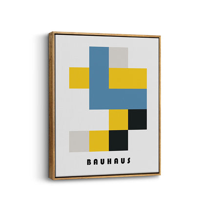 Bauhaus Geometric Blocks Canvas