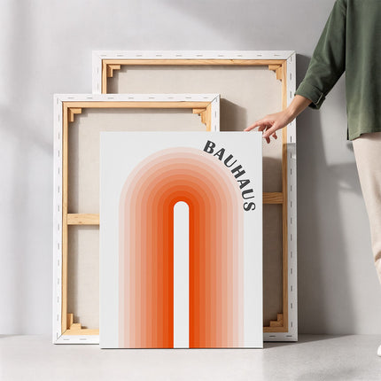 Bauhaus Sunset Arch Canvas