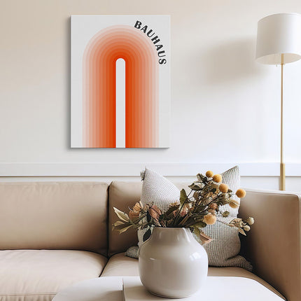 Bauhaus Sunset Arch Canvas