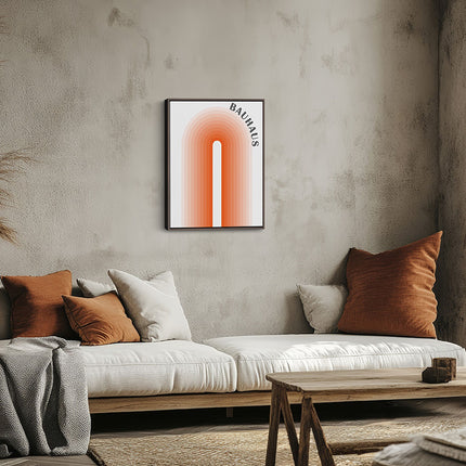 Bauhaus Sunset Arch Canvas
