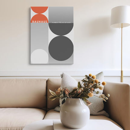 Bauhaus Style 43 Framed Canvas Art
