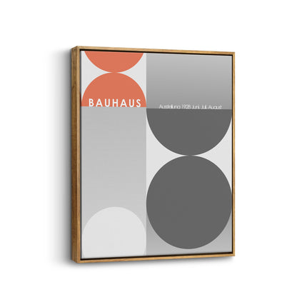 Bauhaus Style 43 Framed Canvas Art