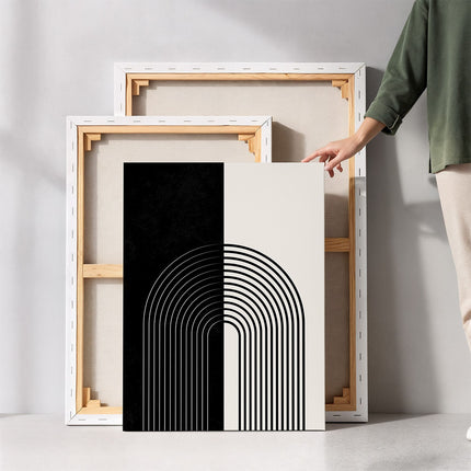 Monochrome Passage Canvas
