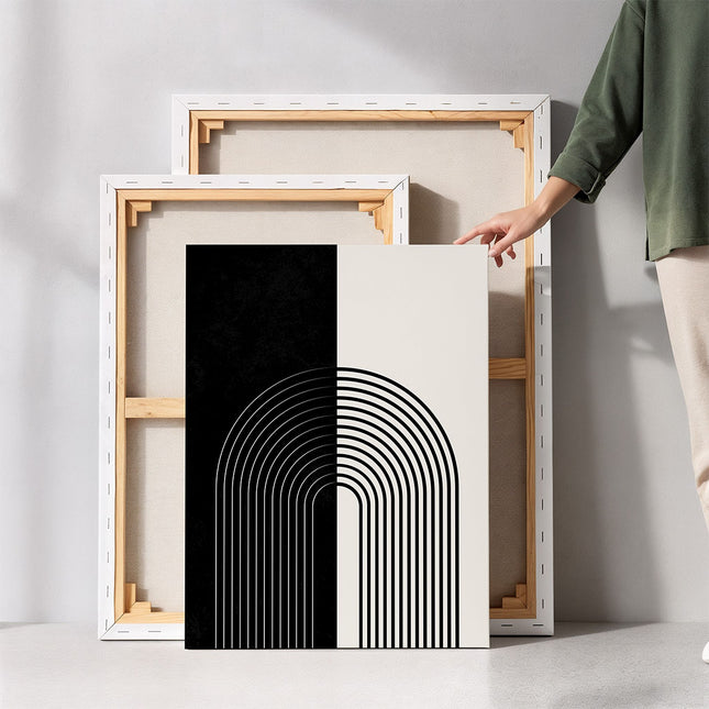 Monochrome Passage Canvas