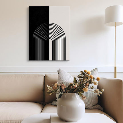 Monochrome Passage Canvas