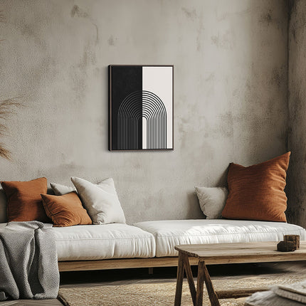 Monochrome Passage Canvas
