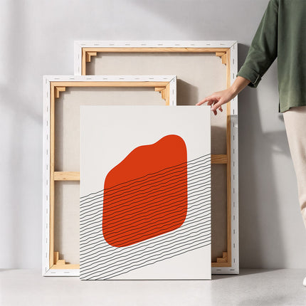 Abstract Line Canvas