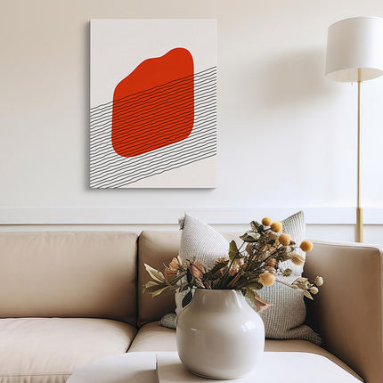 Abstract Line Canvas