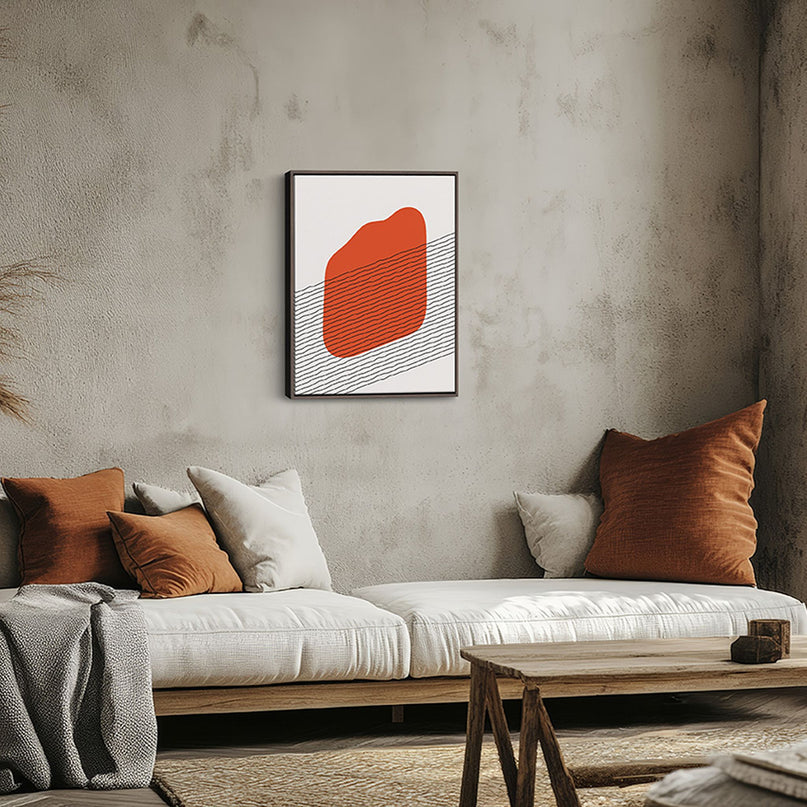 Abstract Line Canvas