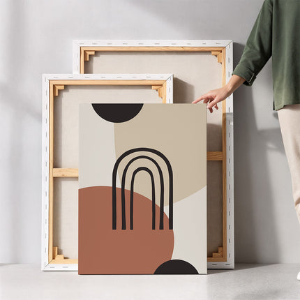 Terracotta Arch Balance Canvas