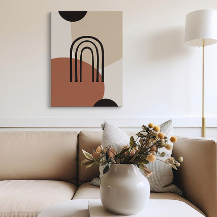 Terracotta Arch Balance Canvas