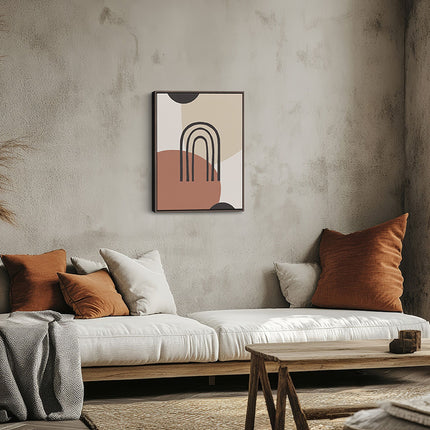 Terracotta Arch Balance Canvas
