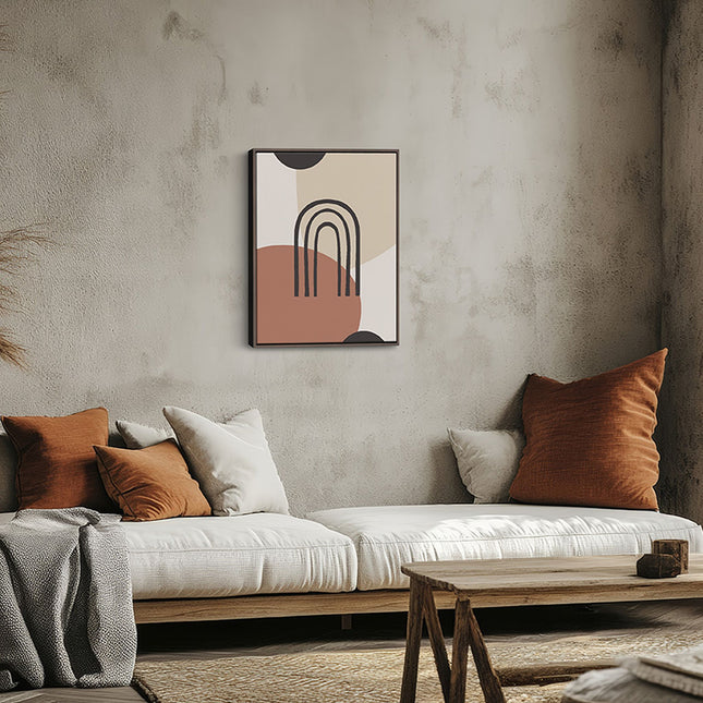 Terracotta Arch Balance Canvas