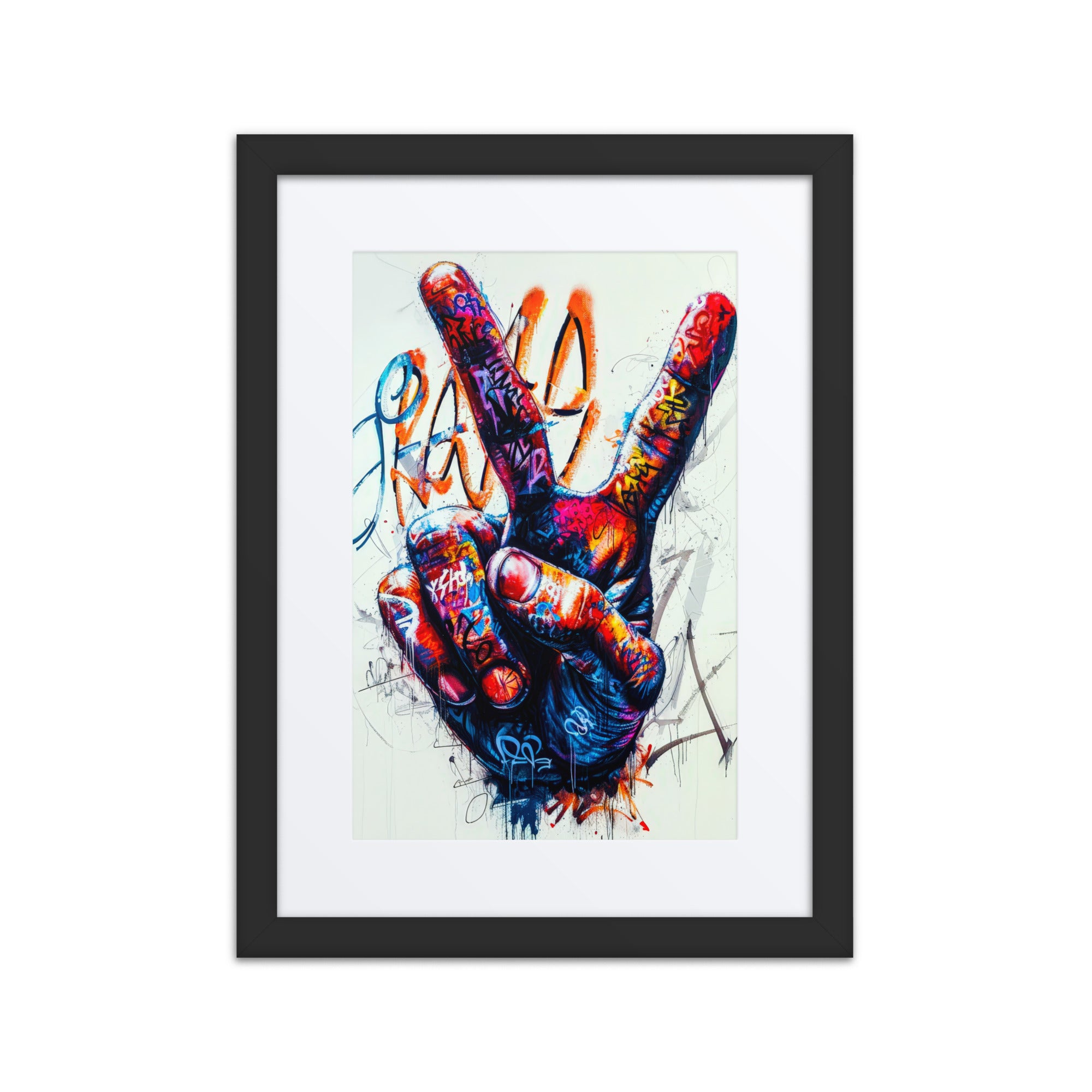 Colorful unity-inspired wall decor