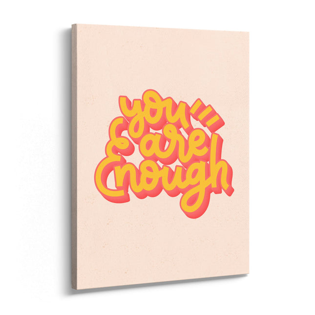 You’re Brave Enough – Retro Motivation Canvas