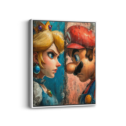 Princess vs Plumber Mario Canvas