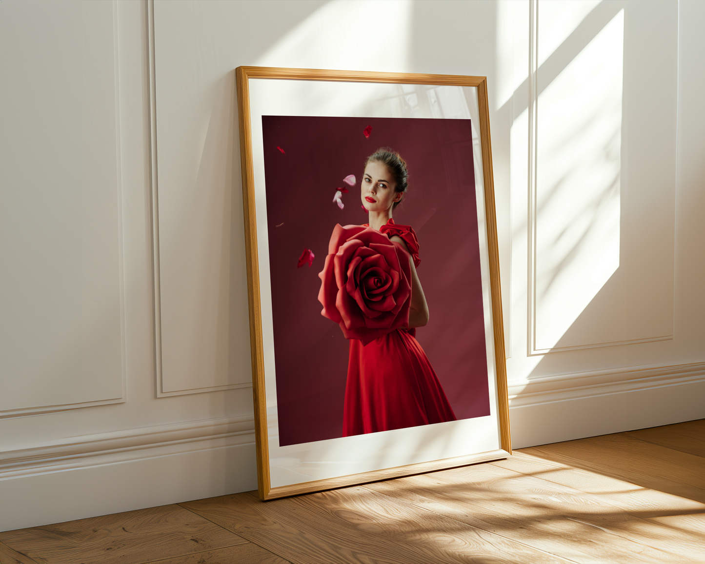Rose of Elegance – Framed Poster Wall Art