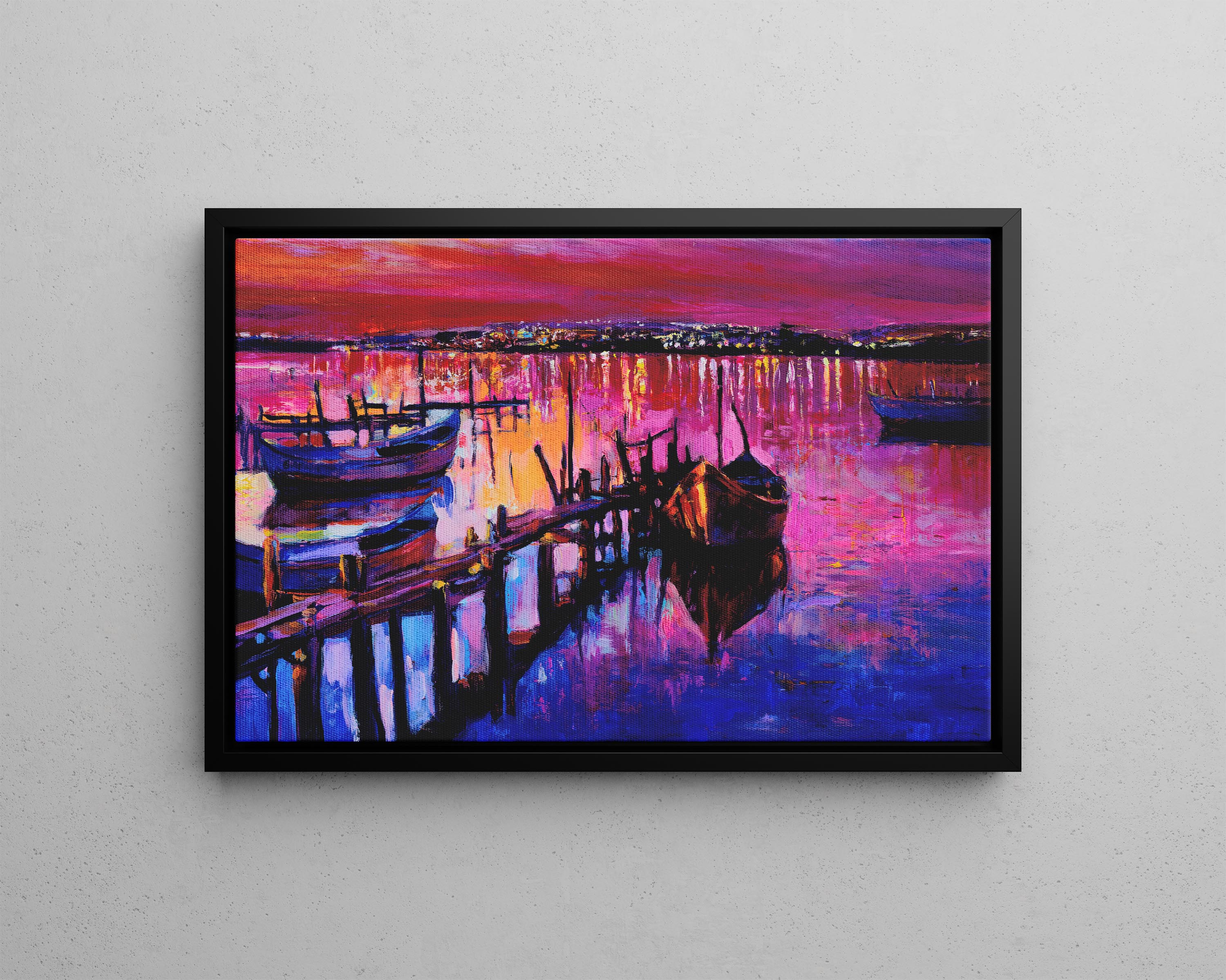 Harbor Serenity at Dusk