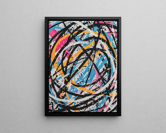 Chaotic Color – Digital Canvas Art Gallery