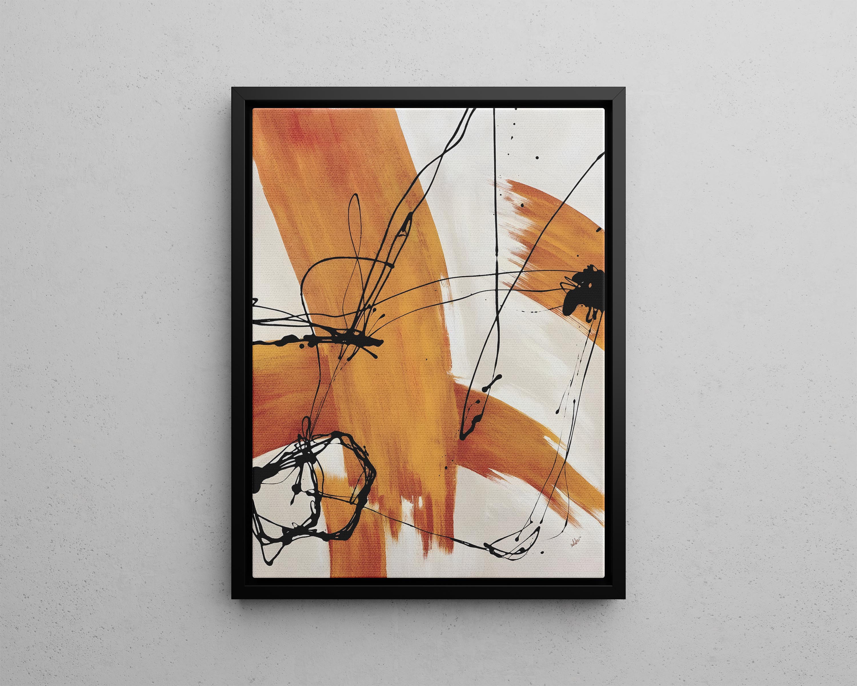 Ember Flow | Canvas Wall Art