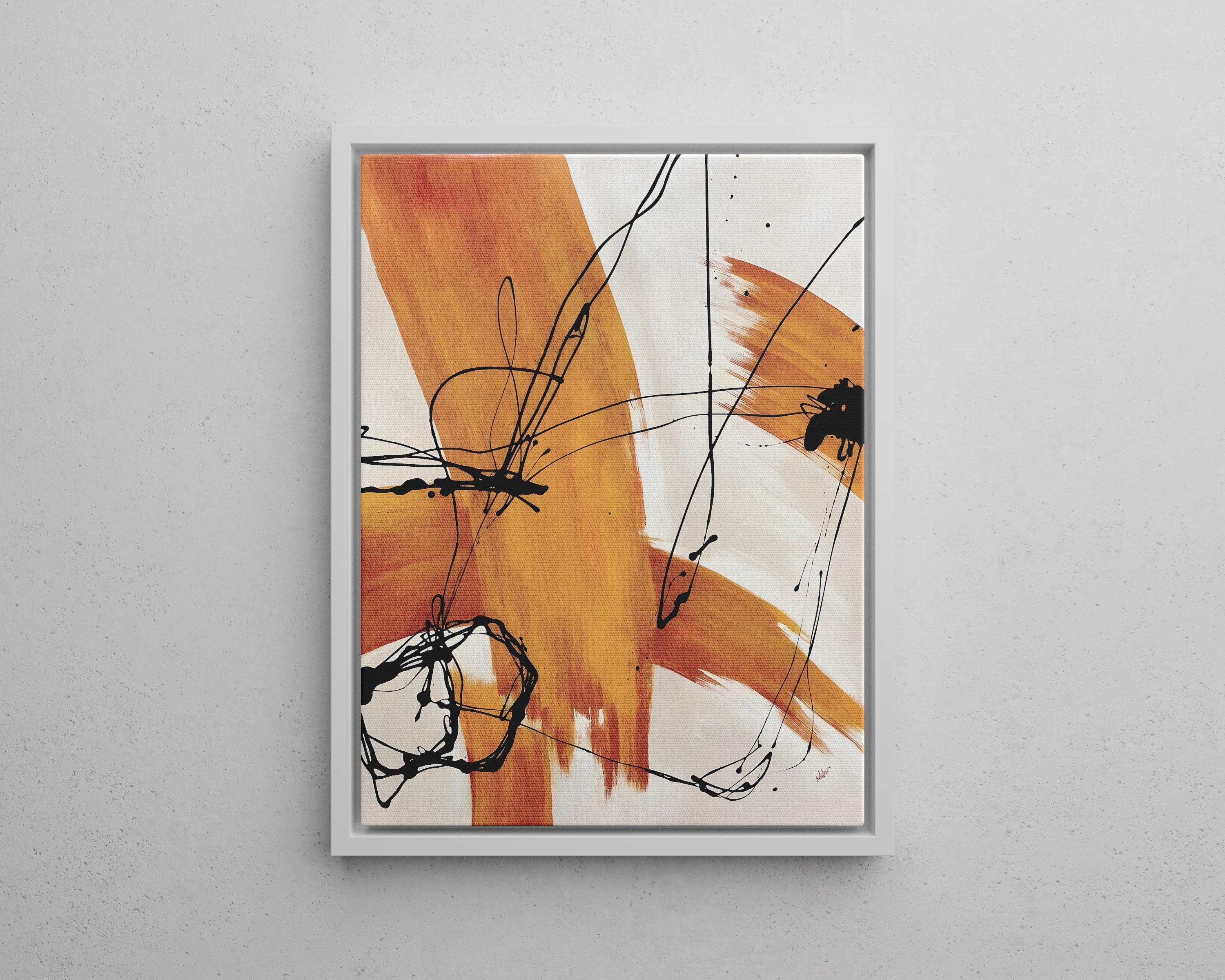 Ember Flow | Canvas Wall Art