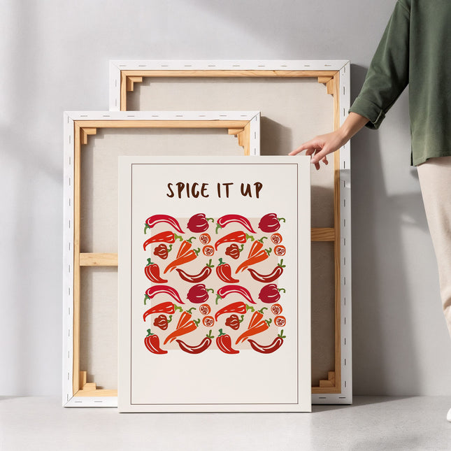 Spice It Up Chilli Pepper Canvas