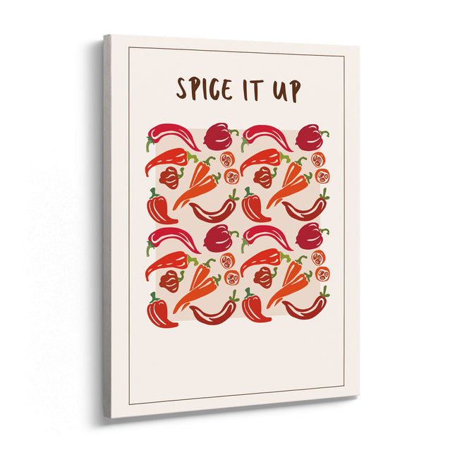 Spice It Up Chilli Pepper Canvas
