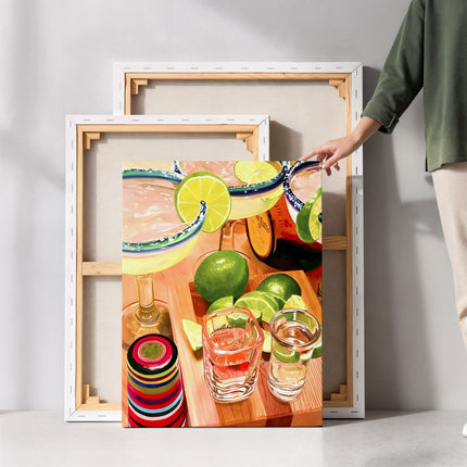 Margarita Night Cocktail Canvas