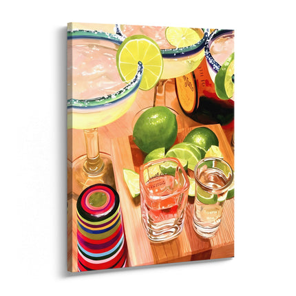 Margarita Night Cocktail Canvas