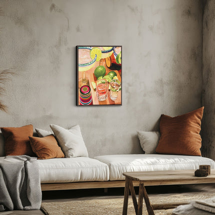 Margarita Night Cocktail Canvas