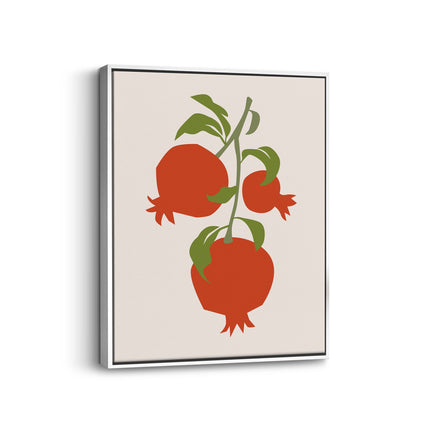 Pomegranate Branch Canvas Art Print