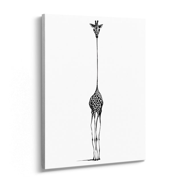 Minimalist Giraffe Canvas Art Frame
