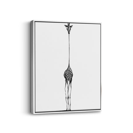 Minimalist Giraffe Canvas Art Frame