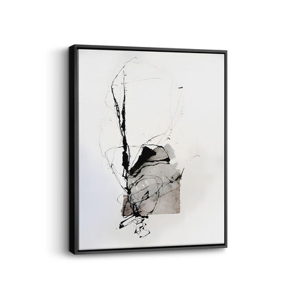 Minimal Abstract Face Canvas Art
