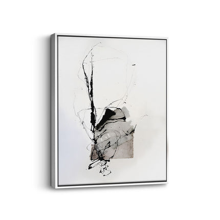 Minimal Abstract Face Canvas Art