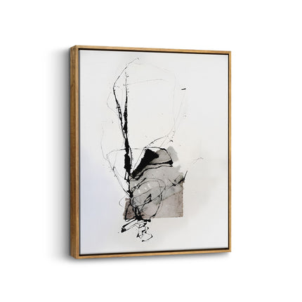 Minimal Abstract Face Canvas Art