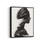 40 x 55 cm / 15 x 21″ / Black