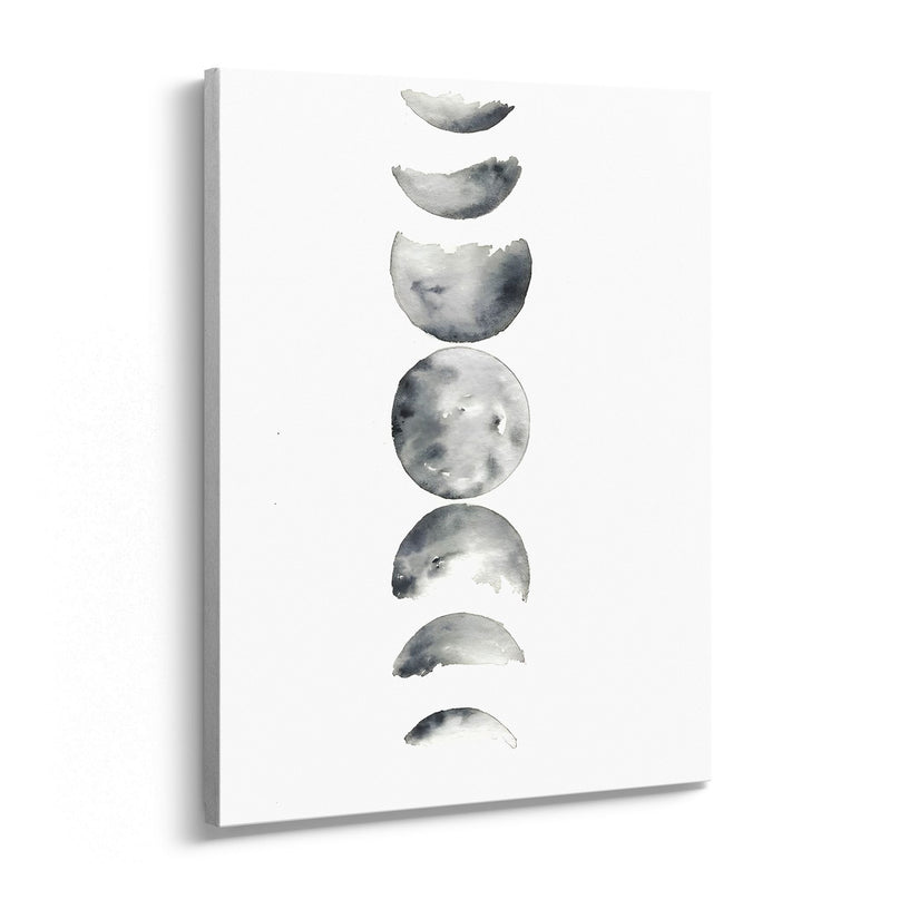 Moon Phase Abstract Canvas Print