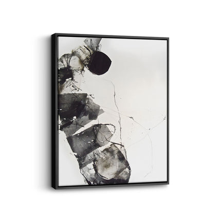 Dark Abstract Orb Canvas Art