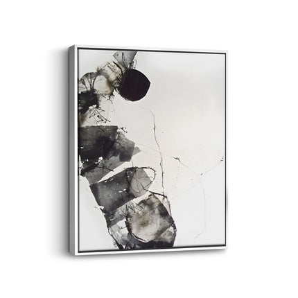 Dark Abstract Orb Canvas Art