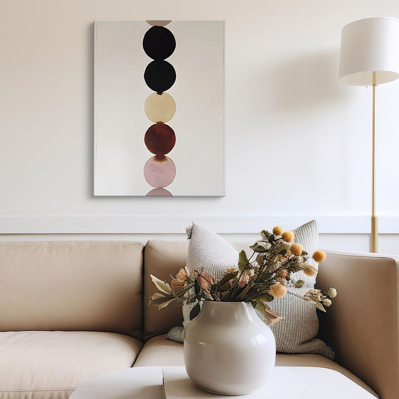 Geometric Circle Abstract Canvas Print