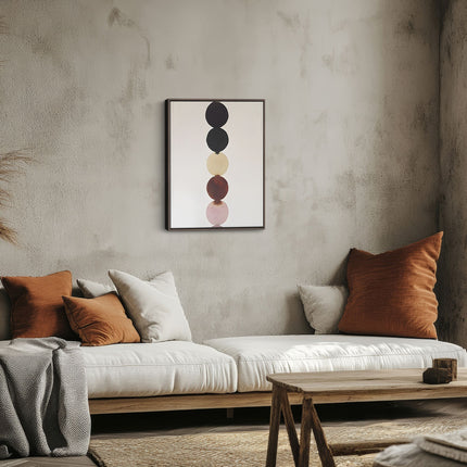 Geometric Circle Abstract Canvas Print