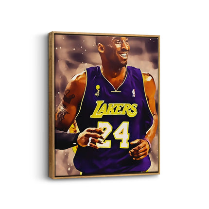 Legend in Purple Basketball Canvas Art