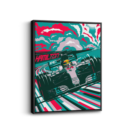 Formula Racing Car Canvas Art