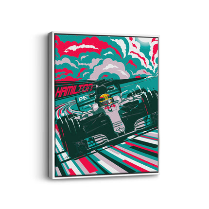 Formula Racing Car Canvas Art
