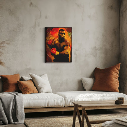Boxing Power Canvas Art